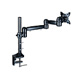 High Quality Adjustable Tilting Desk Mount Bracket for LCD LED (Max 17.5 lbs., 15~22in), Black