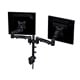 Monoprice Tilt/Swivel DUAL Monitor Desk Mount Bracket (max 17.5 lbs. per arm, 15~22in), Black(Limit 20 per Customer)