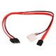 Monoprice 16inch Slim SATA to SATA Data and Power Combo Cable