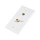 Cat5e / F-Type Wall Plate (Cat5e + F-Type) - Coupler Type