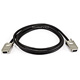 2m 28AWG External SAS 34pin (SFF-8470) Male w/ Thumbscrews to SAS 34pin (SFF-8470) Male w/ Thumbscrews Cable - Black