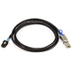 2m 28AWG External Mini SAS 26pin (SFF-8088) Male to Internal Mini SAS 36pin (SFF-8087) Male Cable - Black