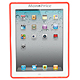 Premium TPU Case for iPad® 2, iPad 3, iPad 4 - Red