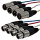 3ft 4-Channel XLR Male to XLR Female Snake Cable