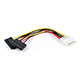 Monoprice 6inch SATA Serial ATA Splitter Power Cable(1 X 5.25 to Two (2) 15pin SATA Power Connector)