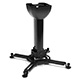Vertical Adjusting Ceiling Bracket for Projector w/ 200mm Extension (Max 22Lbs) - BLACK