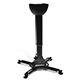 Vertical Adjusting Ceiling Bracket for Projector w/ 300 - 400mm Extension (Max 22Lbs) - BLACK