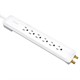 6 Outlet Slim Power Surge Protector - 1080 Joules