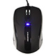 Soft Touch 3-Button Optical Mouse - Black