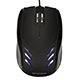 Blu Streak 3-Button Optical Mouse - Black
