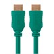 10ft 28AWG High Speed HDMI® Cable w/Ferrite Cores - Green - (No Logo)