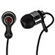 Monoprice Hi-Fi Premium Noise Isolating Earbuds Headphones - Black & Red