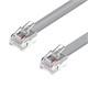 Phone cable, RJ12 (6P6C), Reverse - 7ft for Voice
