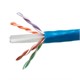 Monoprice Cat6 Ethernet Bulk Cable - Solid, 550Mhz, UTP, CMP, Plenum, Pure Bare Copper Wire, 23AWG, No Logo, 1000ft, Blue