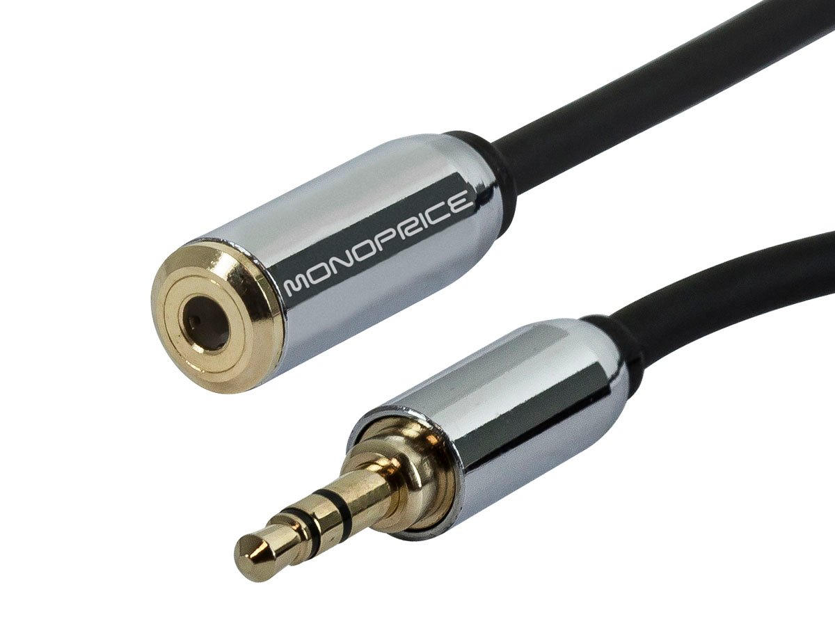 Monoprice Designed for Mobile 6ft 3.5mm Extension Cable - main image