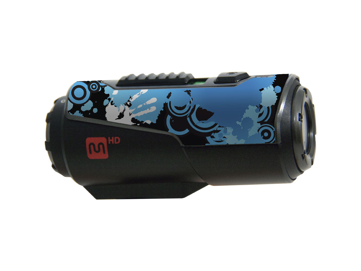 Monoprice MHD Action Camera Skin, 3pack Blue - main image