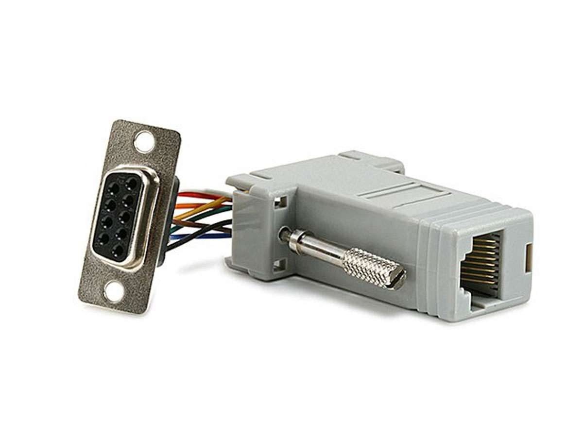 Photos - Other for Computer Monoprice DB-9F/RJ45 Modular Adapter 