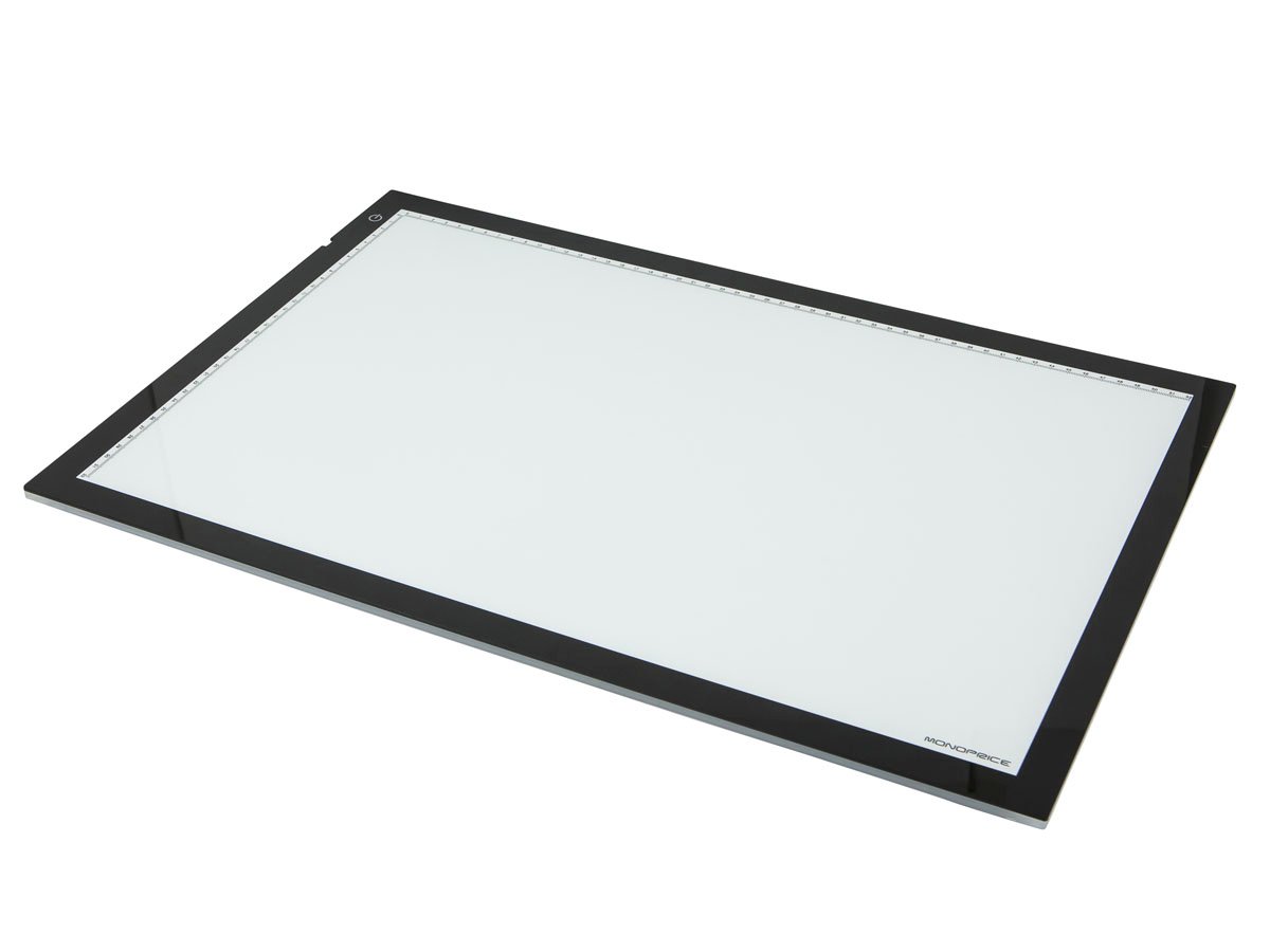 Monoprice Ultra-thin Light Box for Artists, Designers and Photographers - Large 24.5-inch (22.4 x 14.6 x 0.3 inch) - main image