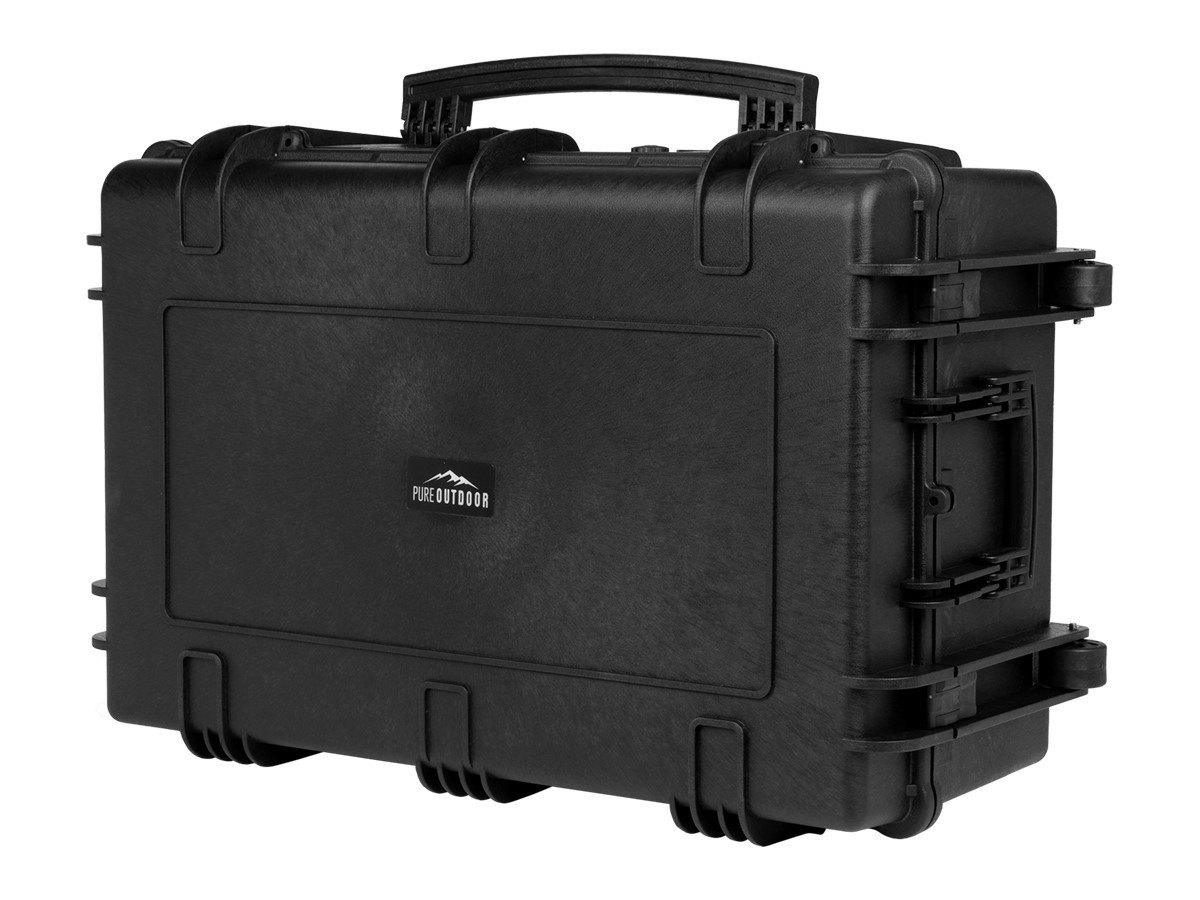 Pure Outdoor by Monoprice Weatherproof Hard Case with Wheels and Customizable Foam, 30 x 19 x 12 in Internal Dimensions - main image