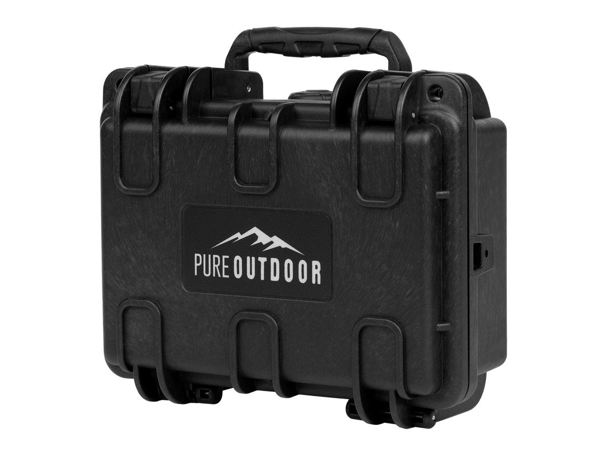 Pure Outdoor by Monoprice Weatherproof Hard Case with Customizable Foam, 8 x 7 x 4 in - main image
