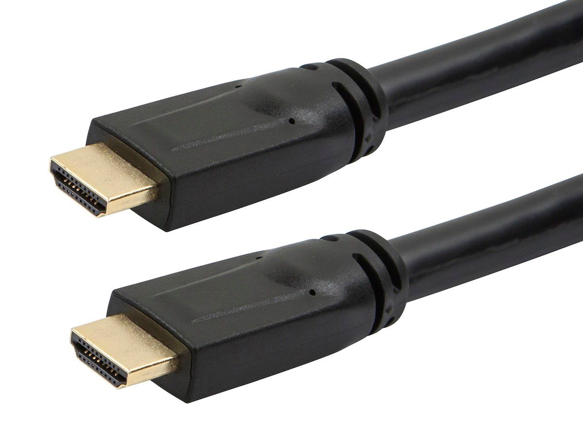 Monoprice 1080i Standard HDMI Cable 25ft - CMP Rated 4.95Gbps Black (Commercial Series) - main image