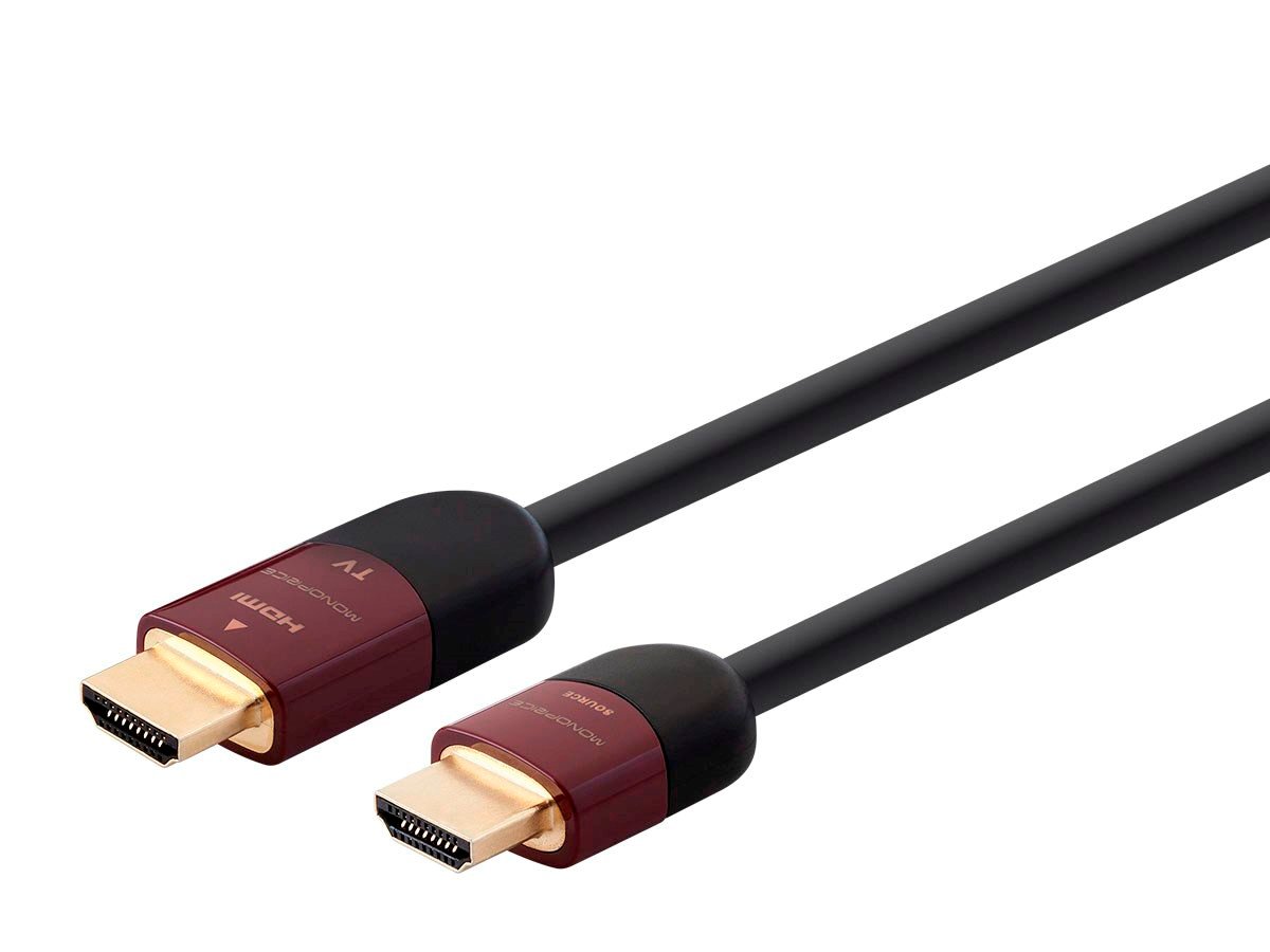 Monoprice 4K High Speed HDMI Cable 75ft - CL2 In Wall Rated 18Gbps Active Black - main image