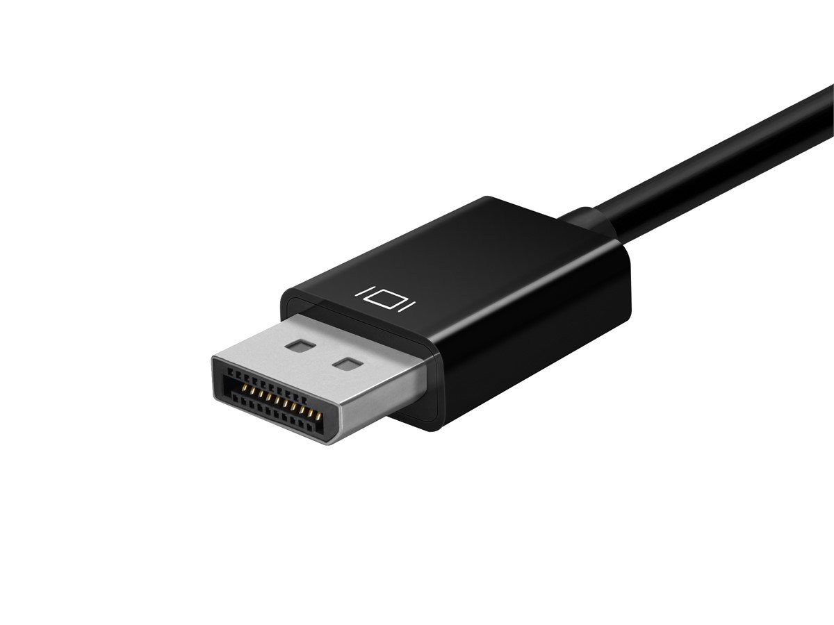 Monoprice DisplayPort 1.2a to 4K HDMI, Dual Link DVI, and VGA Passive  Adapter, Black 