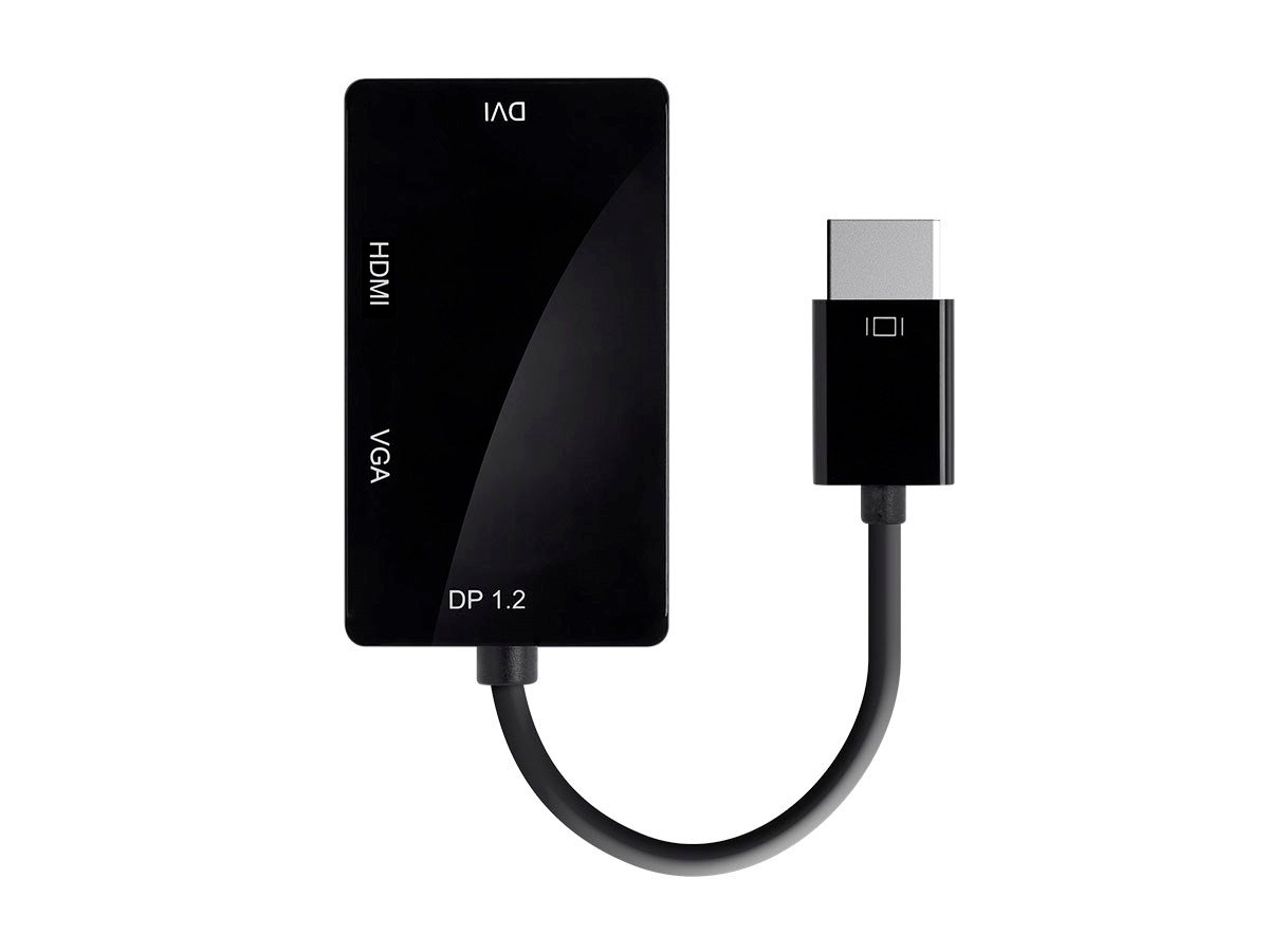 Monoprice DisplayPort 1.2a to VGA Active Adapter, Black 