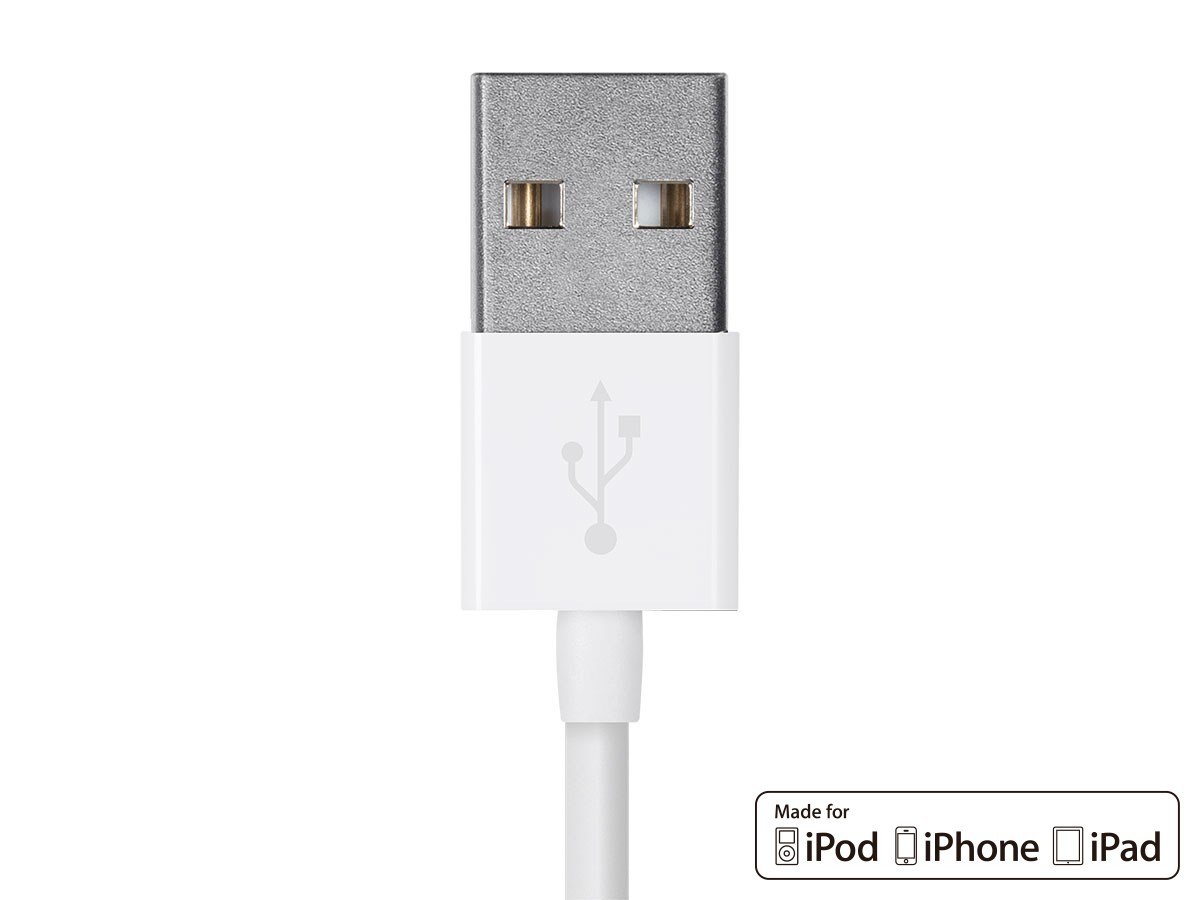 Monoprice Essential Apple MFi Certified Lightning to USB USB-A Charging  Cable - 6in White 