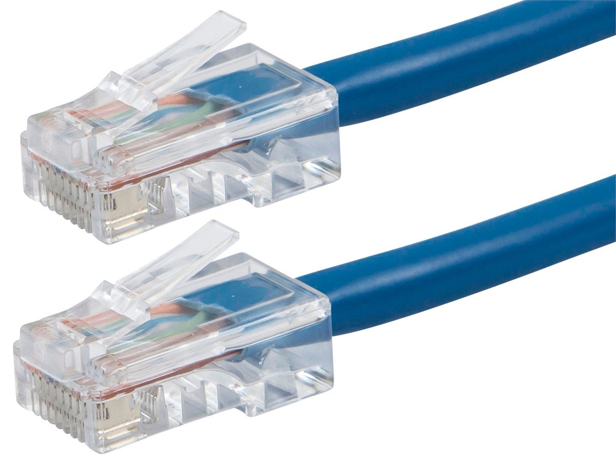 Photos - Ethernet Cable Monoprice Cat5e 7ft Blue Patch Cable, UTP, 24AWG, 350MHz, Pure B 