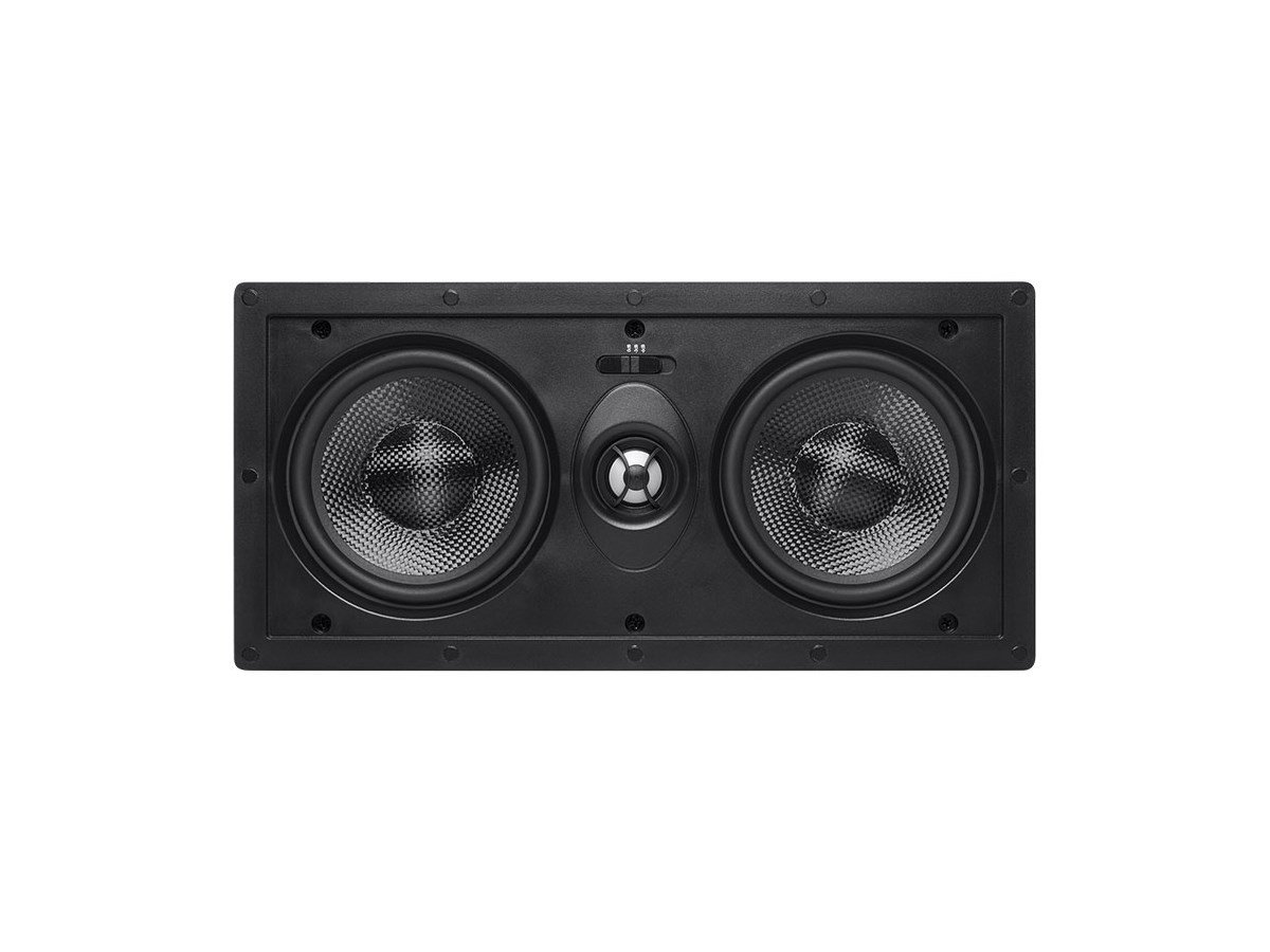 Monoprice Alpha In-Wall Speaker Center Channel Dual 5.25in Carbon