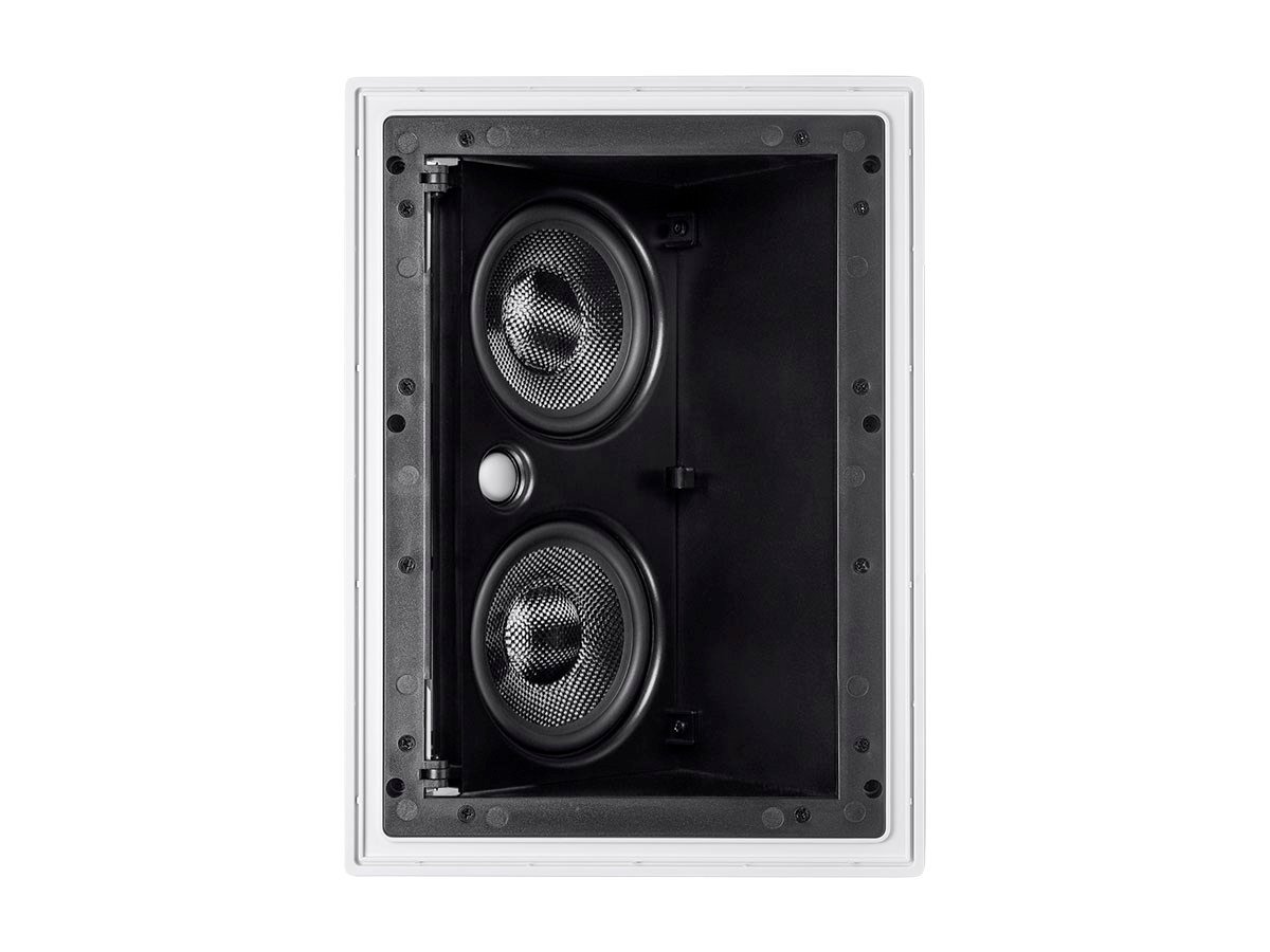 5.25" in-wall SPEAKERS.in-ceiling.PAIR.Home.5 1/4.8 ohm.Square Frame. 2 NEW 