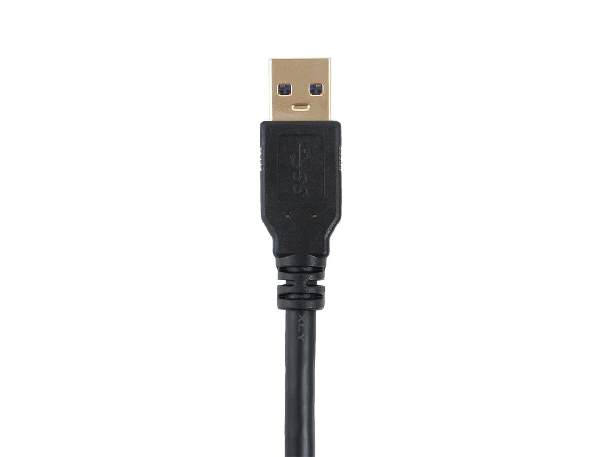 Monoprice Select Series USB 3.0 USB-A to USB-A Female Extension Cable Black  1.5ft 