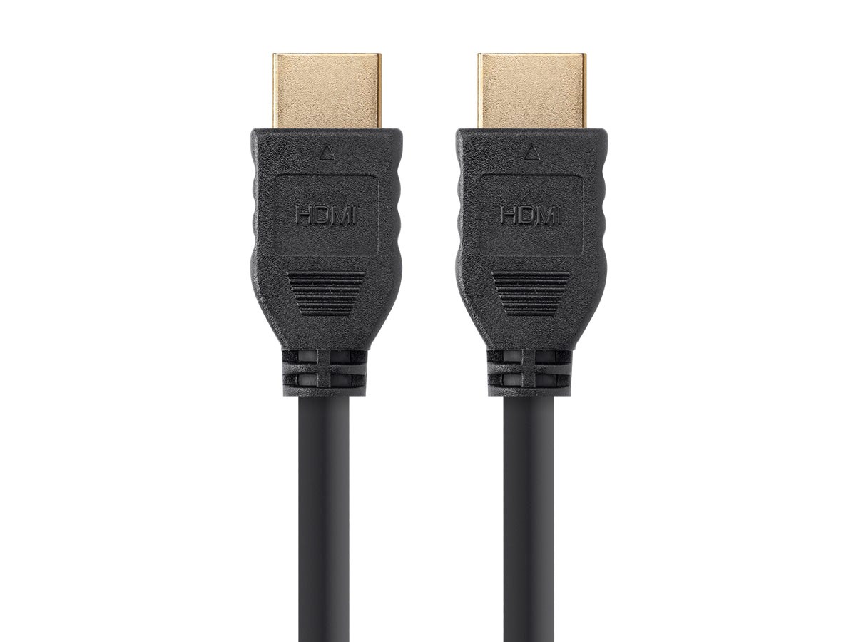 Monoprice 4K No Logo High Speed HDMI Cable 5ft - CL2 In Wall Rated 18 Gbps Black