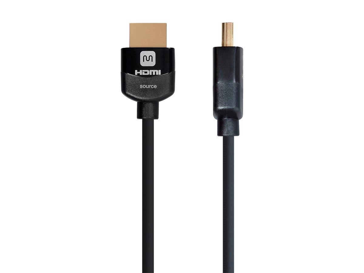 Monoprice 4K High Speed HDMI Cable 25ft - CL2 In Wall Rated 18Gbps Active Black (DynamicView) - main image