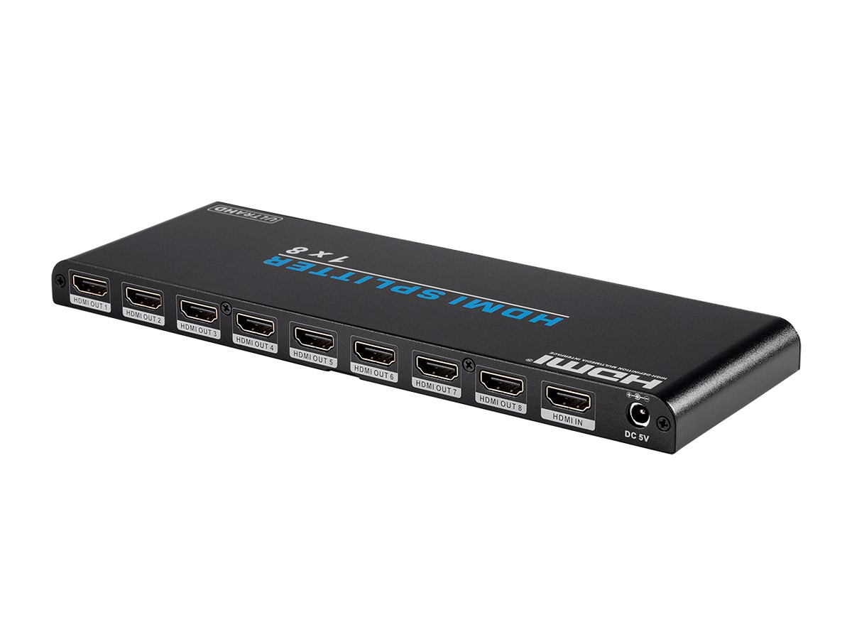 8 Ports 4K HDMI Splitter with EDID and HDCP - VKSM-1108