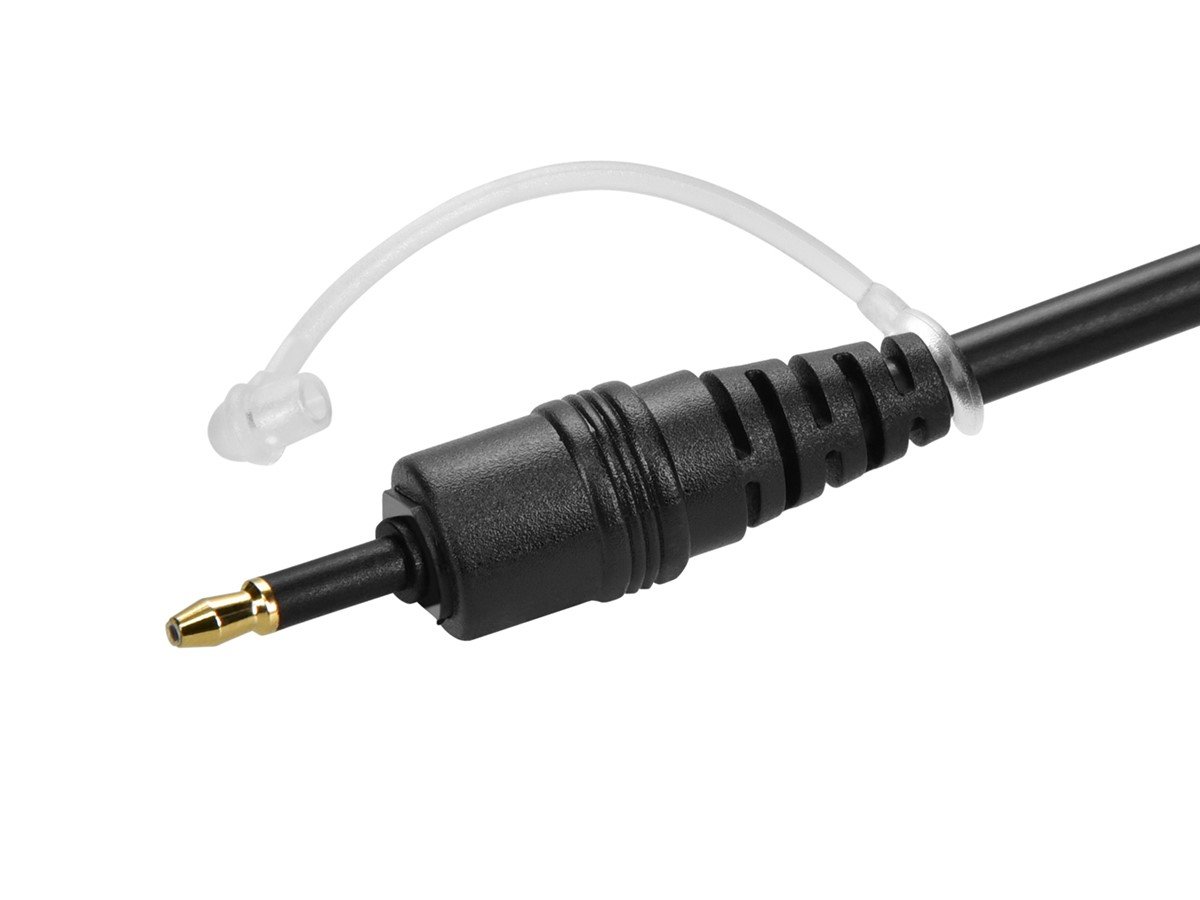 Digital Optical Audio Cable Toslink Cable，Toptrend Male to Male SPDIF Optical Fiber Audio Cord-Black 6ft 