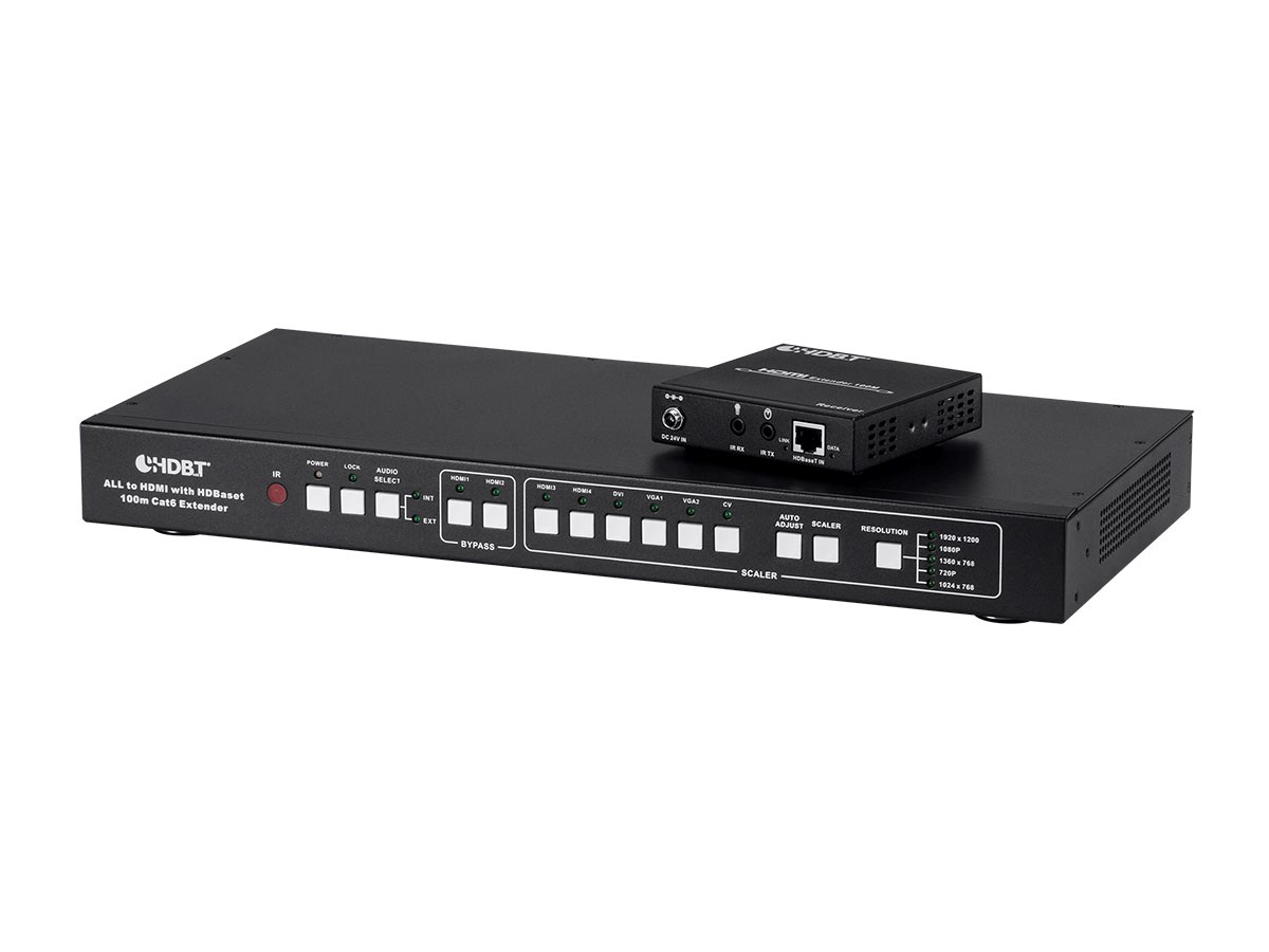 Monoprice Blackbird All to HDMI Converter with HDBaseT Extender, 100m - main image