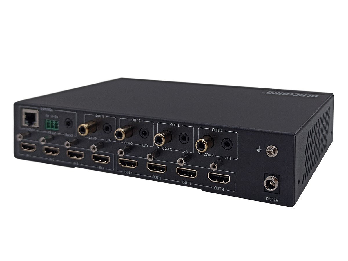 8K 60 Hz and 4K 120 Hz 4x2 HDMI Switch with Audio, WolfPack