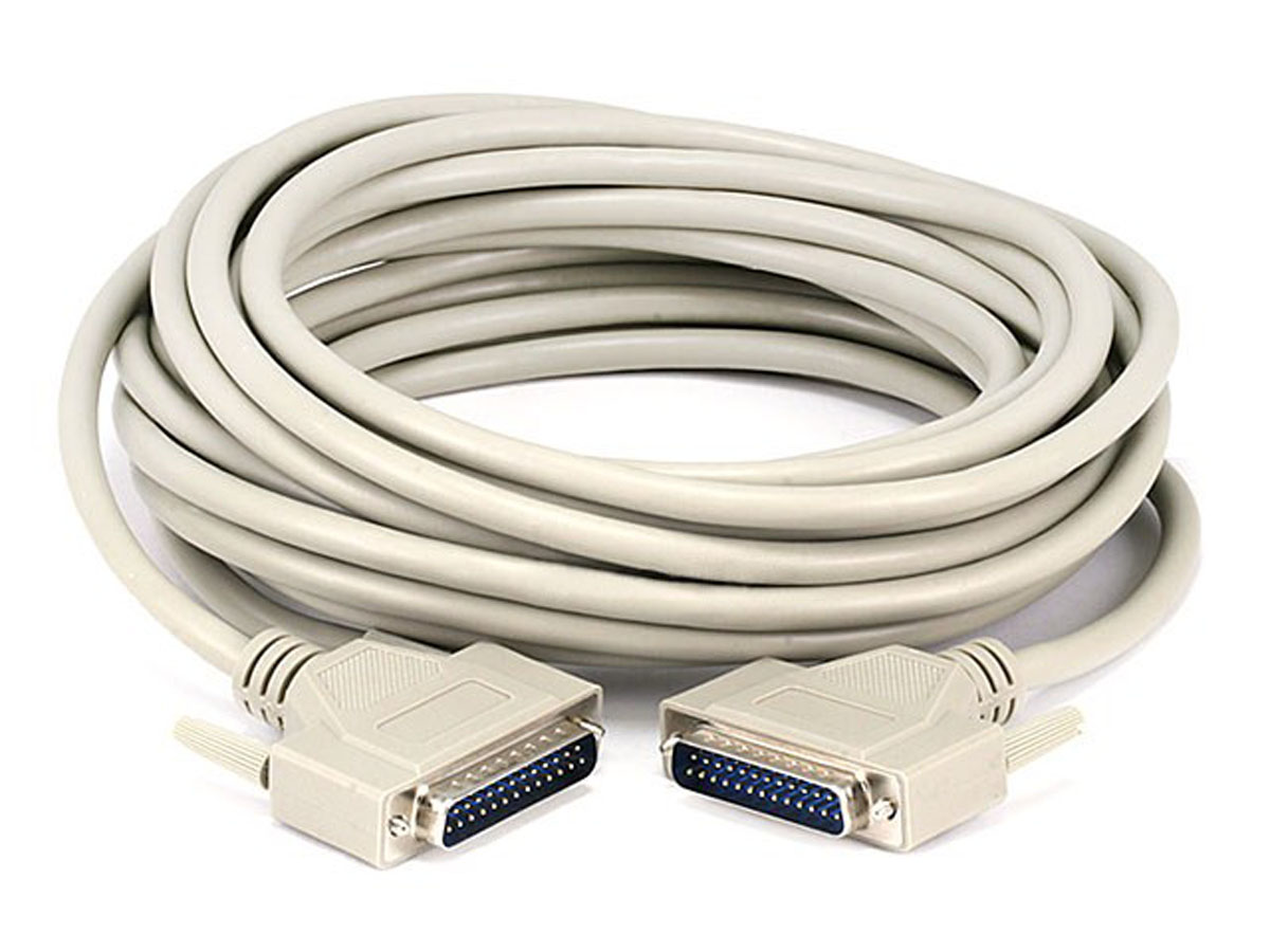 Monoprice 25ft DB25 M/M Molded Cable - main image