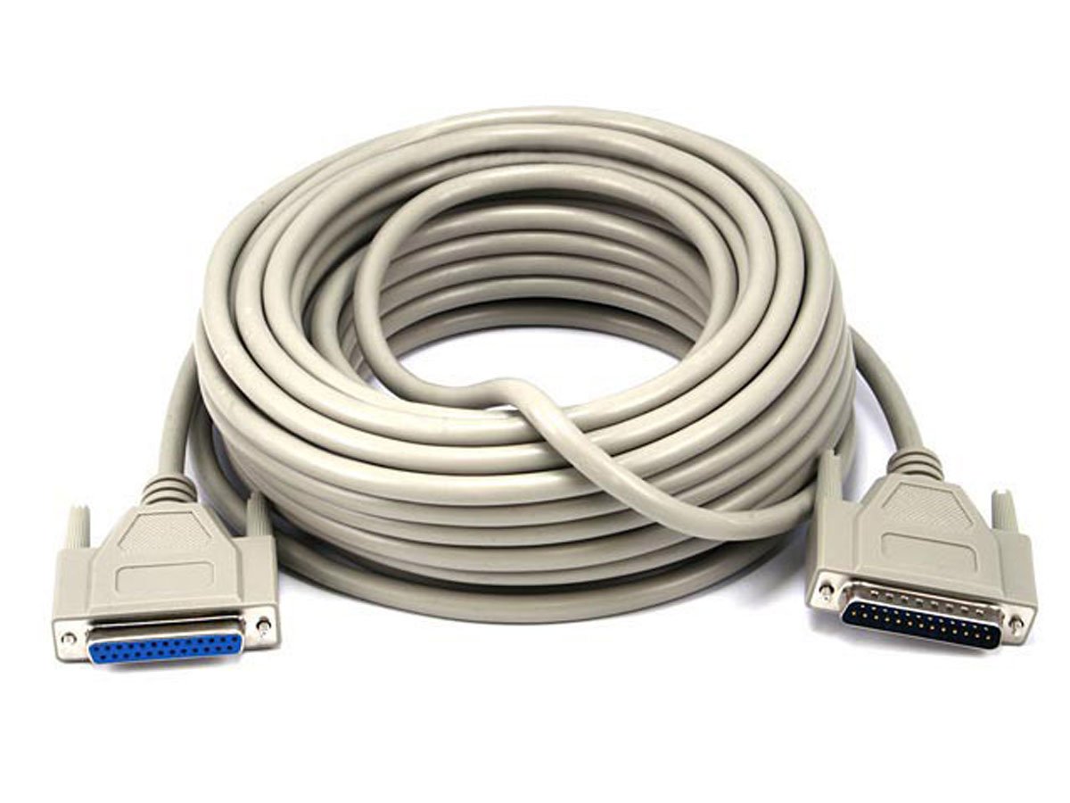 Monoprice 50ft DB25 M/F Molded Cable - main image
