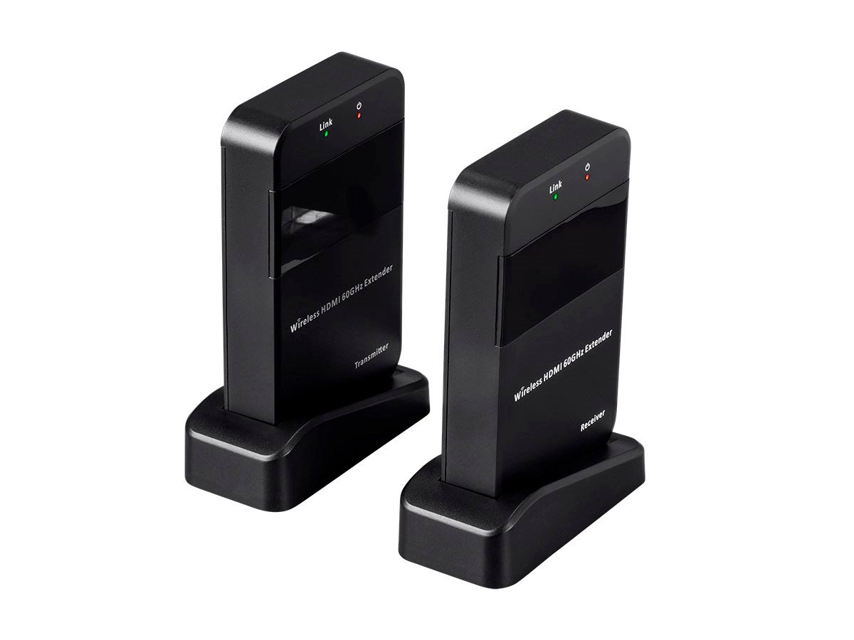 Wireless HDMI Transmitter and Receiver Black