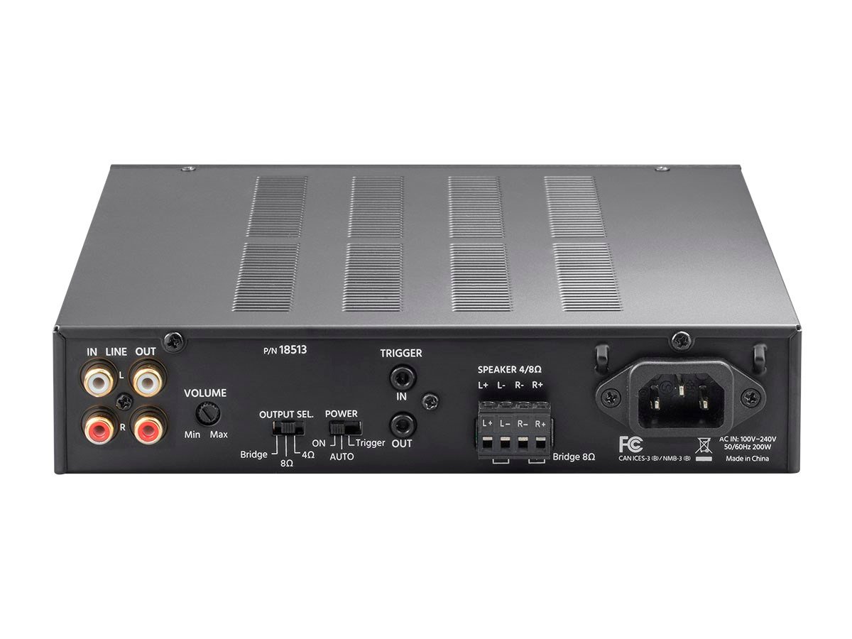 Amplificador digital surround 5.1 AMP-218 BT 2 x 120 W 3 x 50 W RMS BT 2 x  Micro Negro