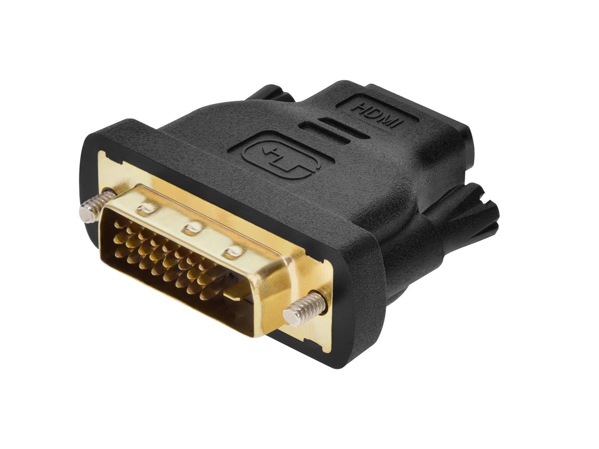 How to connect a product with a DVI output to a TV with a HDMI input.