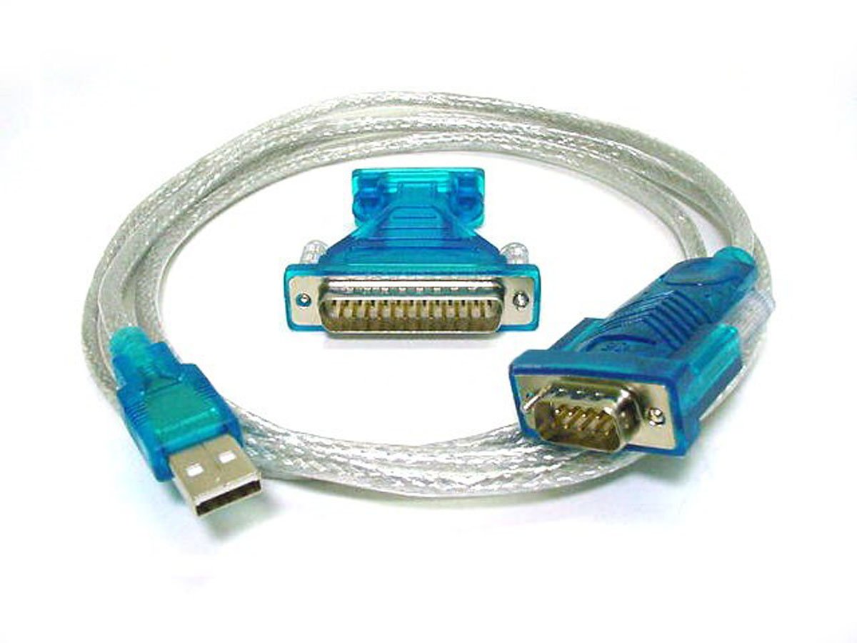 RS PRO RS232 USB A Male to DB-9 Male Converter Cable