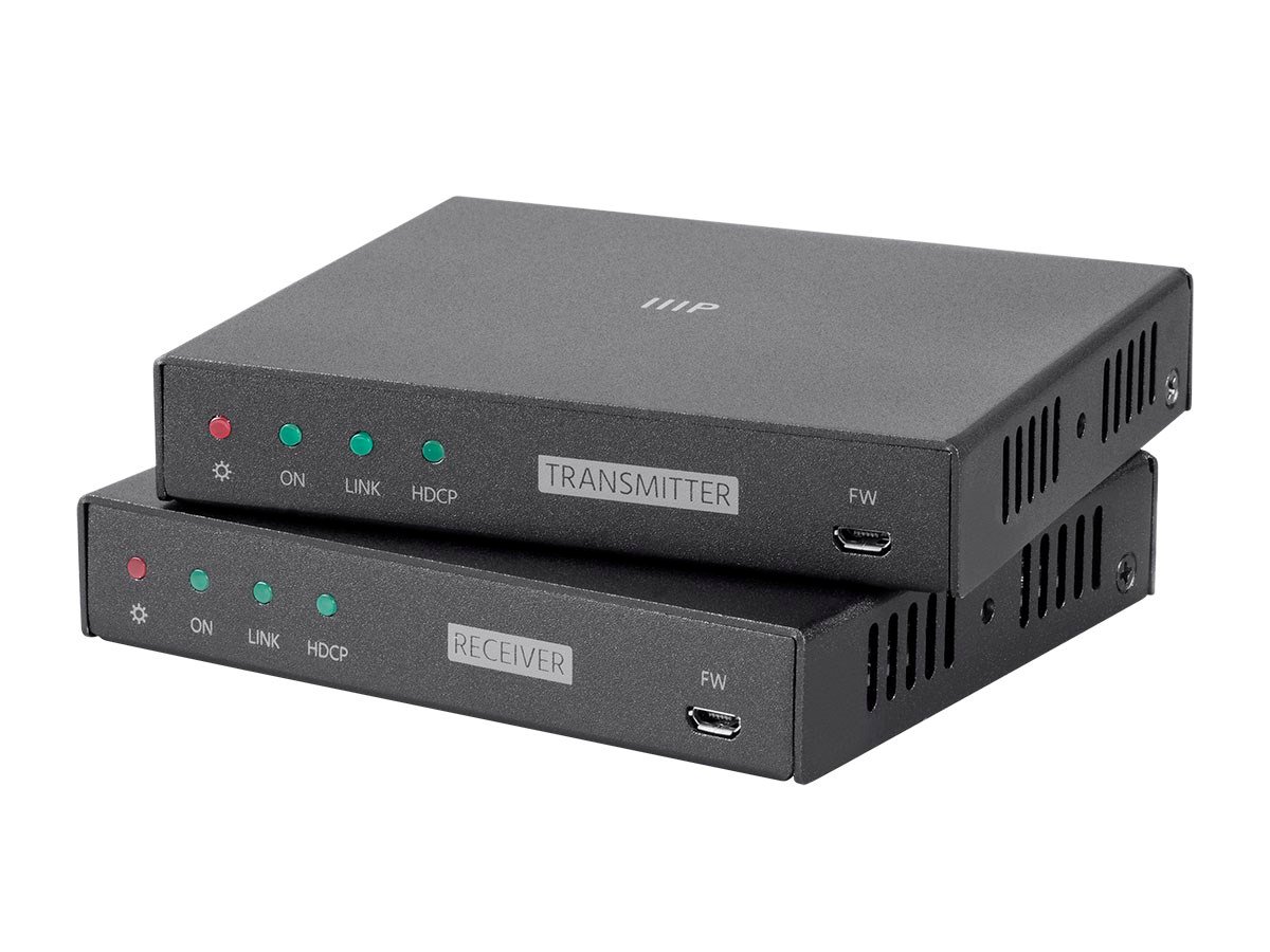 Monoprice Blackbird 4K HDBaseT Extender, 4K at 100m, USB KVM, HDCP 2.2, PoC, EDID - main image