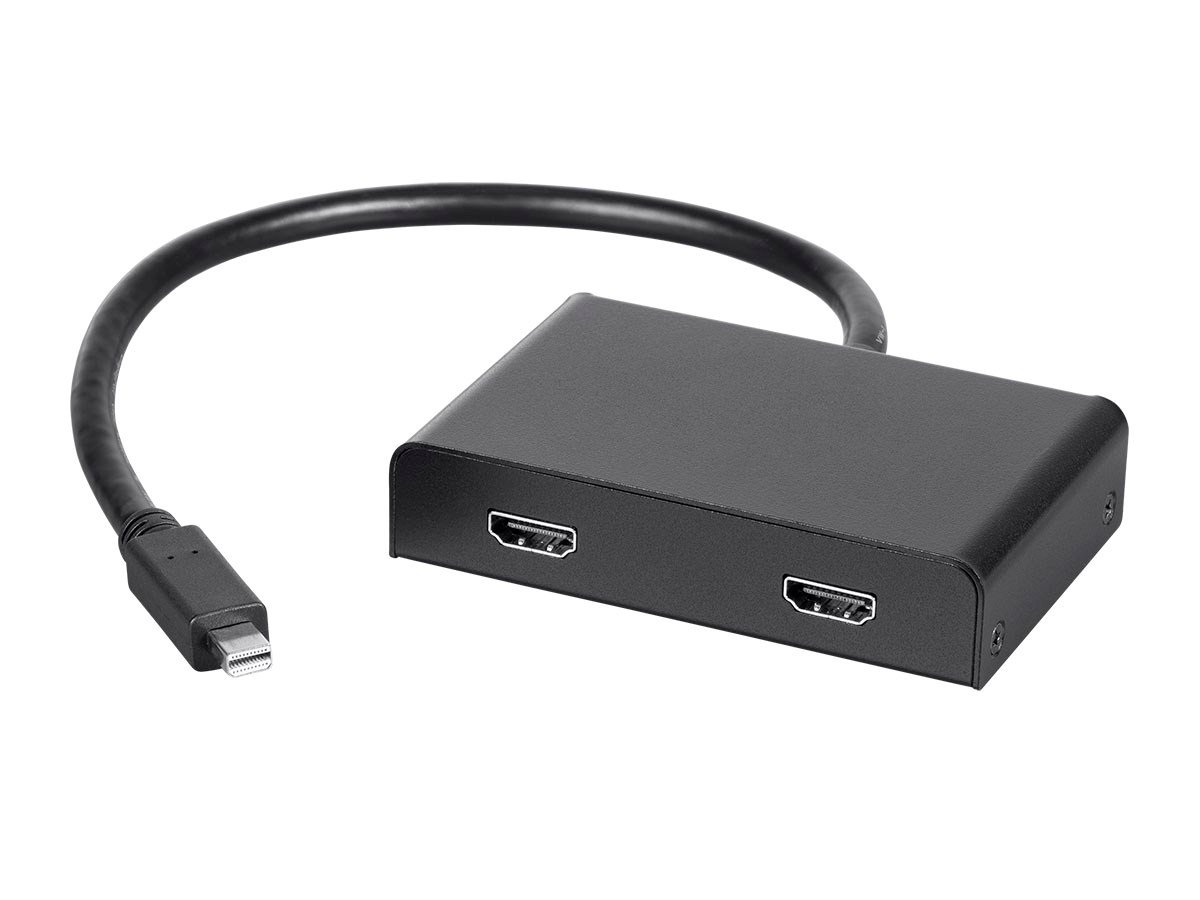 Monoprice 2-Port Mini DisplayPort 1.2 to HDMI Multi-Stream Transport (MST) Hub - main image