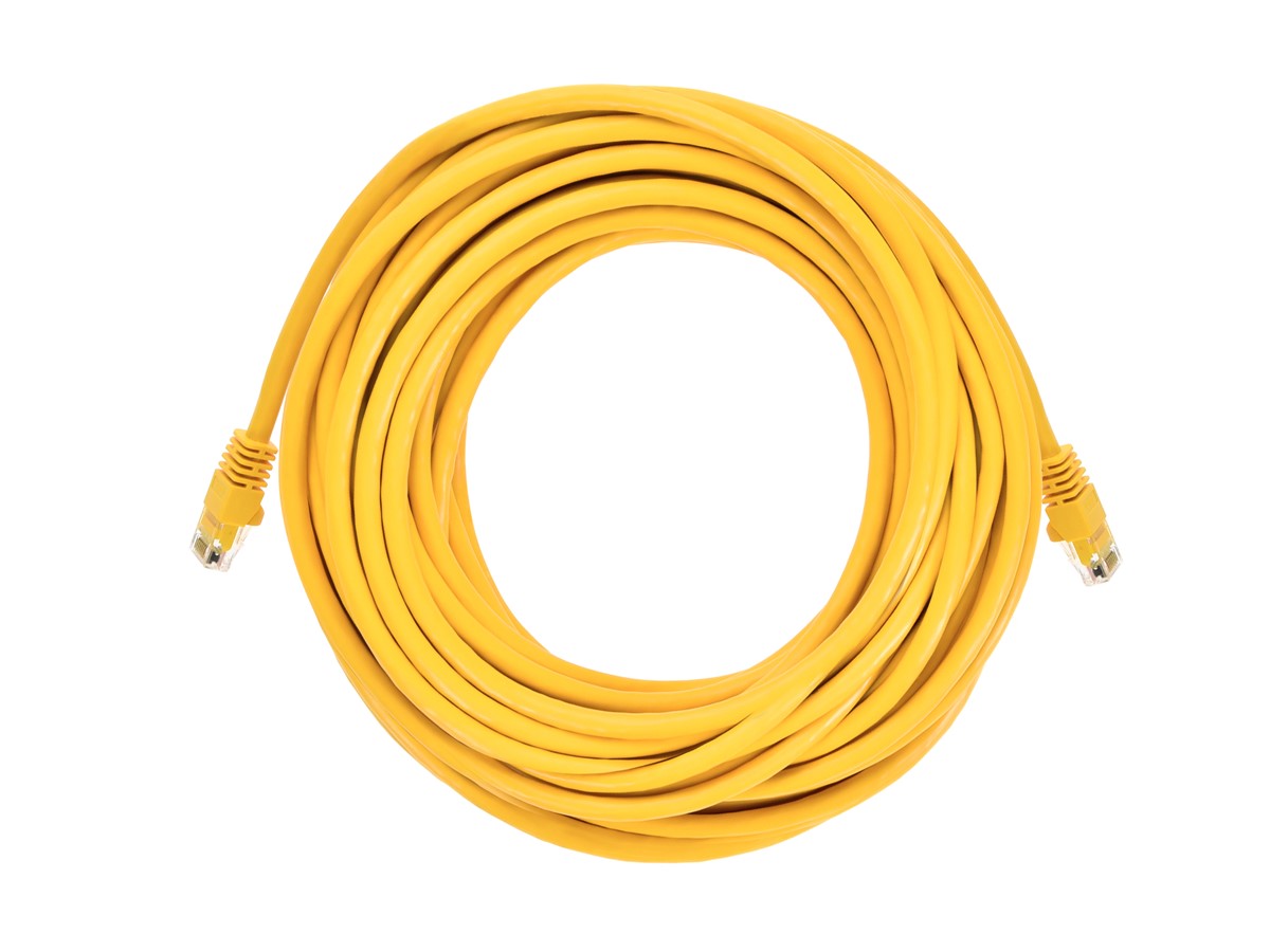 Ethernet Patch Cable CAT6, UTP, 24AWG, 10 pack, Yellow: CAT6