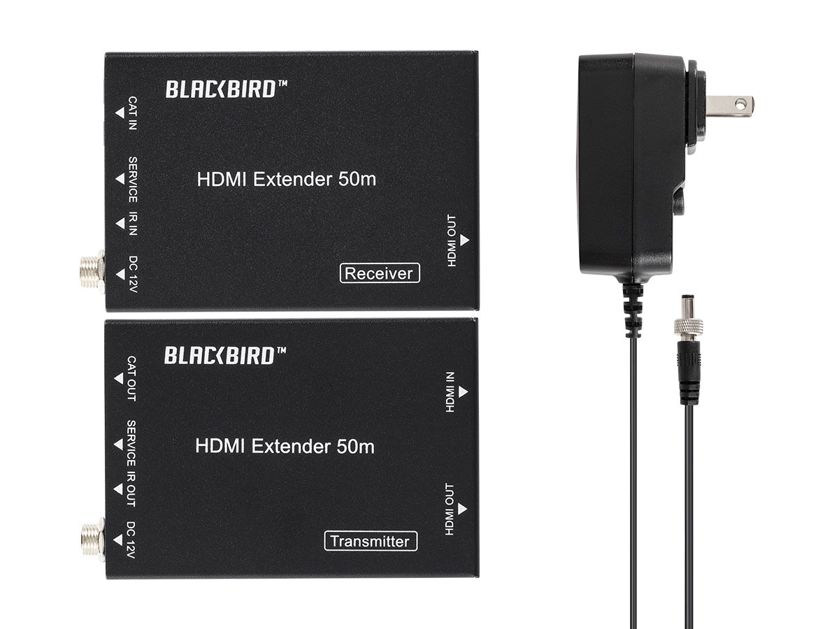 Monoprice Blackbird 4K HDMI Extender, 50m - 4K HDMI Extension to 164 feet 