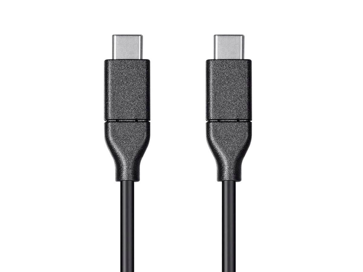 Monoprice Essentials USB-C to USB-C 2.0 Cable - 480Mbps  5A  26AWG  Black  4m (13.1 ft) - main image